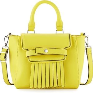 Neiman Marcus Lillian Fringe Crossbody Bag